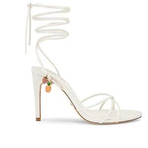 Trinket Heel in White